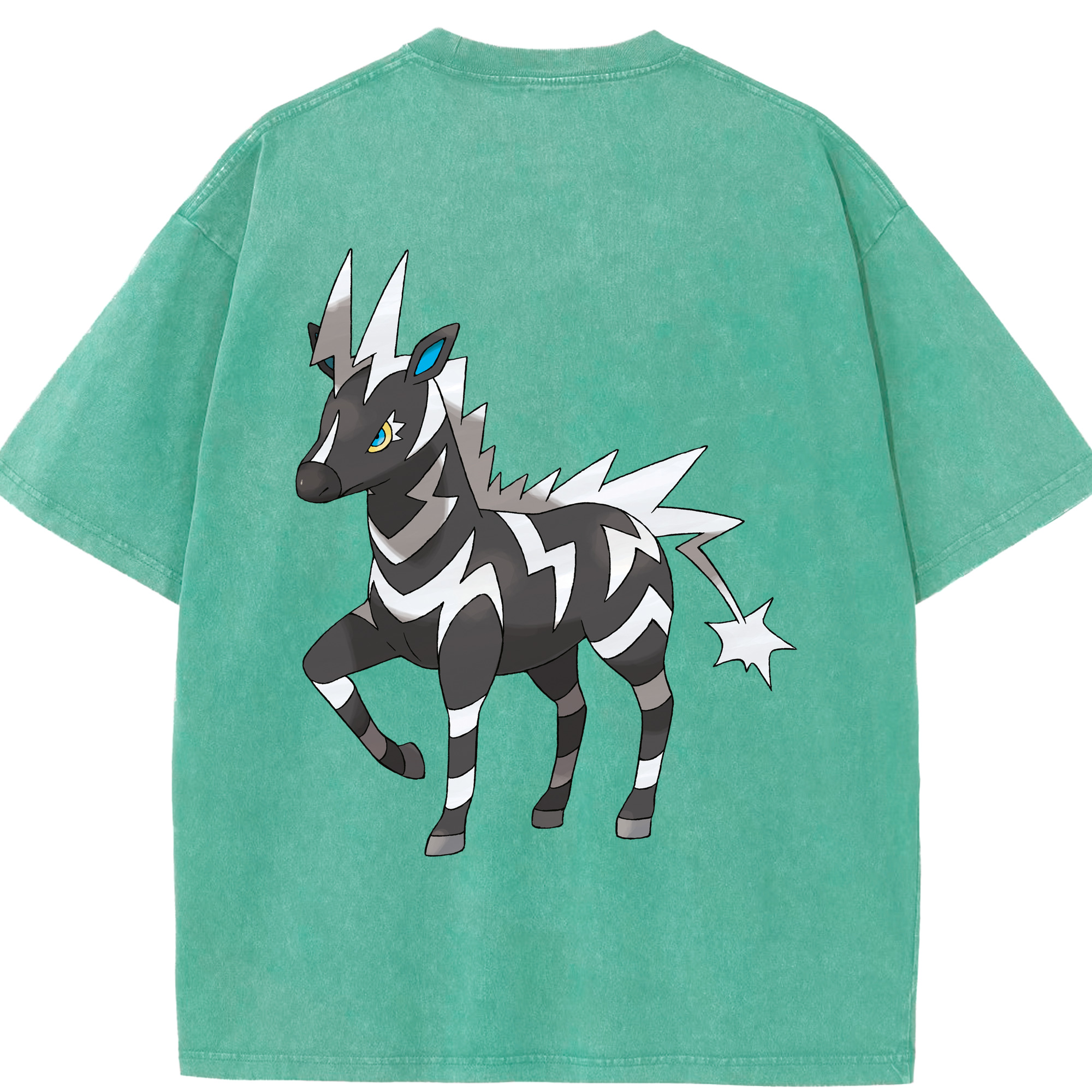 （画像用） ポケットモンスター Pokémon 綿100% ヴィンテージ風 半袖Tシャツ（背面プリント）